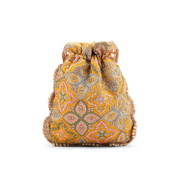 Manohari Mustard Potli Bag