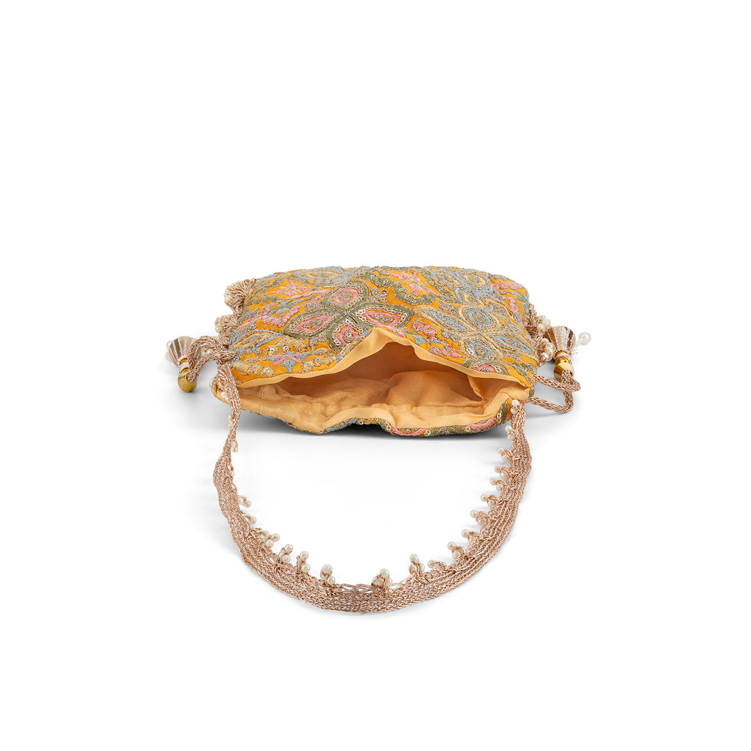 Manohari Mustard Potli Bag