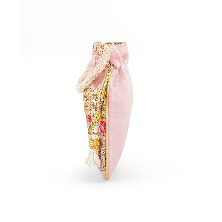 Adha Ishq Pink Potli Bag