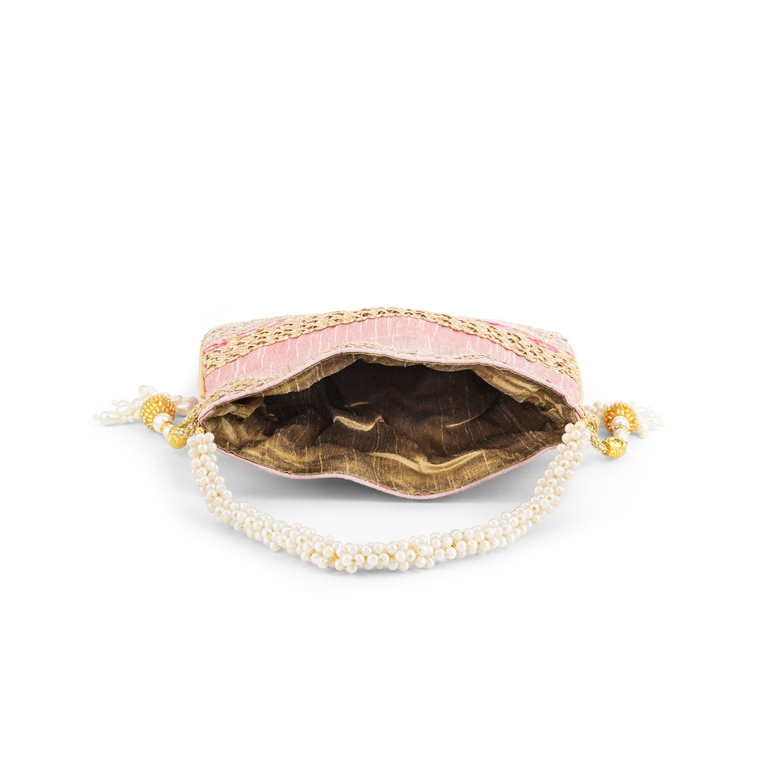Adha Ishq Pink Potli Bag
