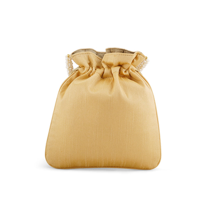 Adha Ishq Gold Potli Bag