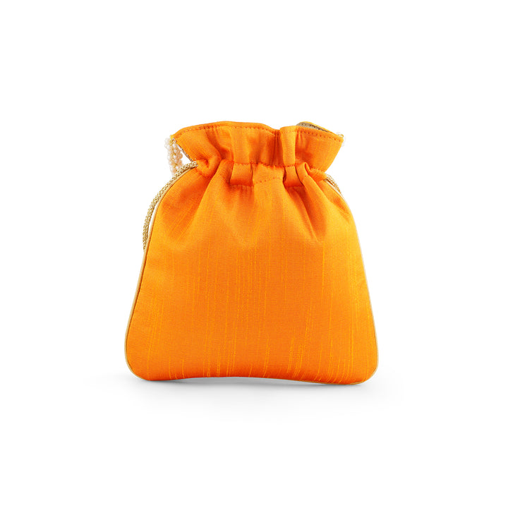 Adha Ishq Yellow Potli Bag