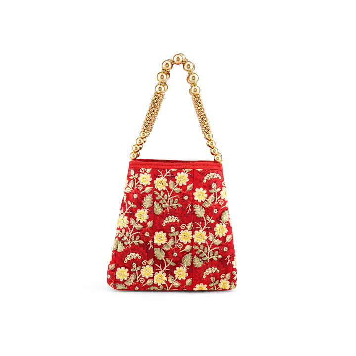 Rang Rasiya Red Potli Bag