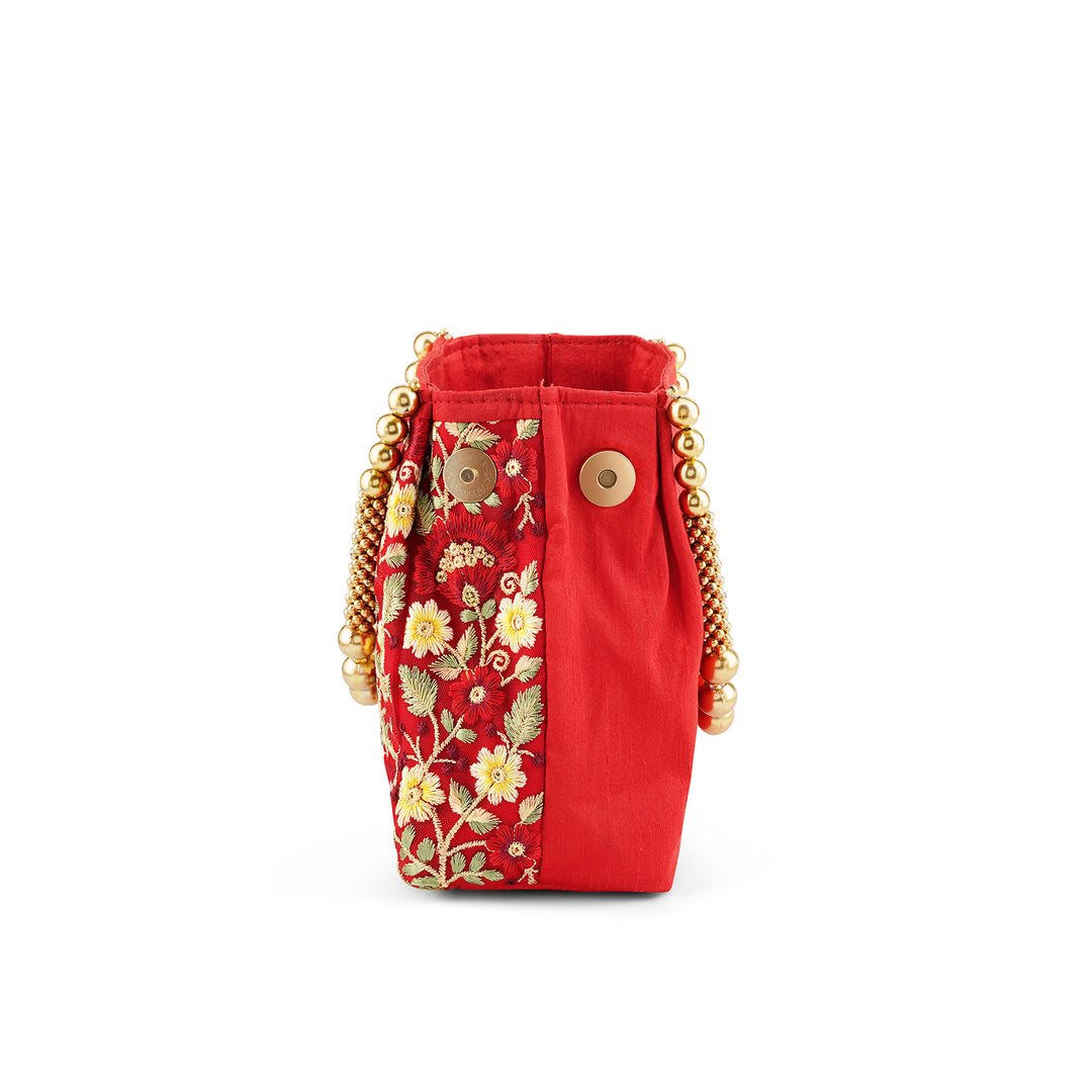 Rang Rasiya Red Potli Bag
