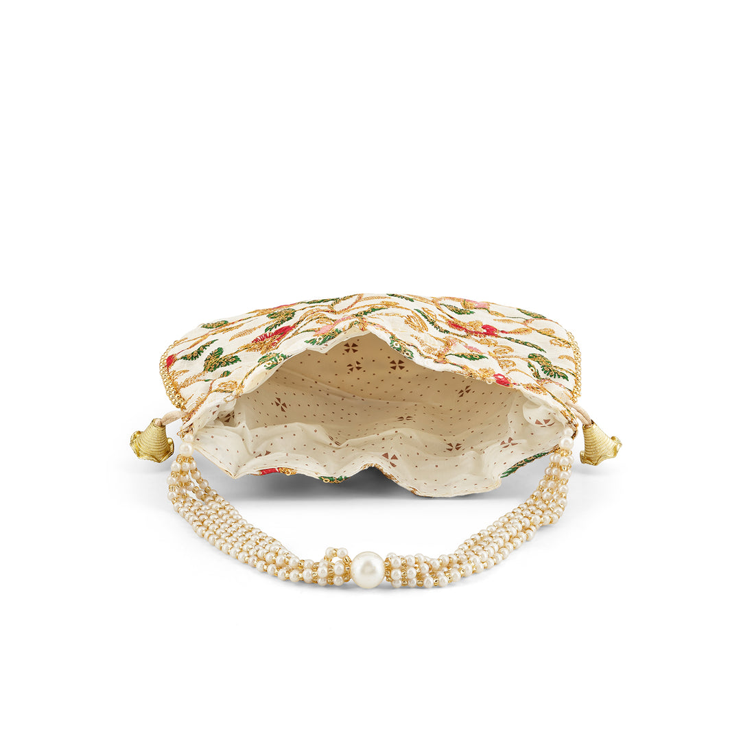 Kesariya Multicoloured Potli Bag