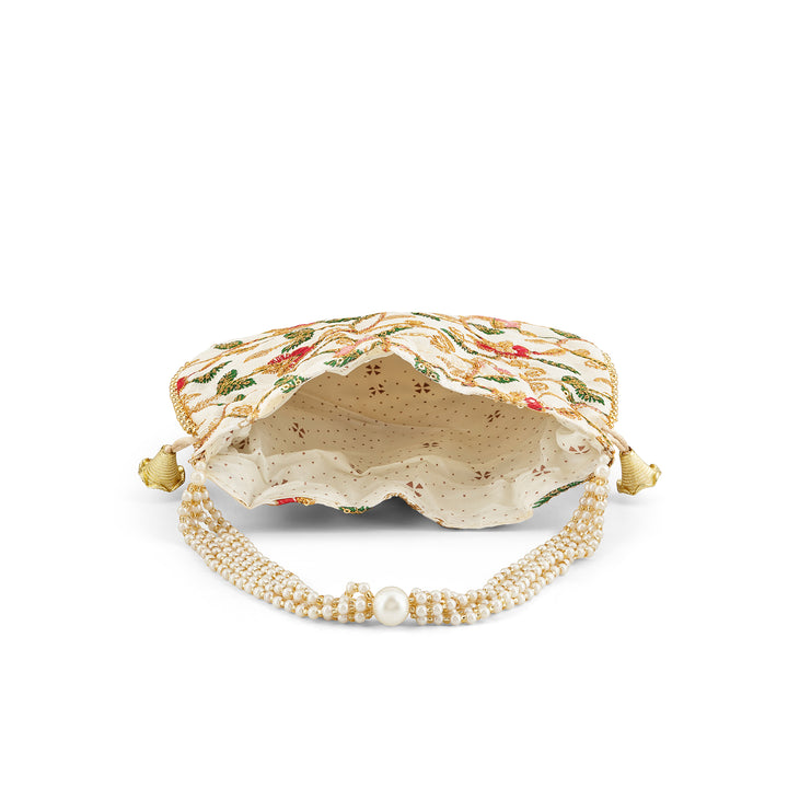 Kesariya Multicoloured Potli Bag