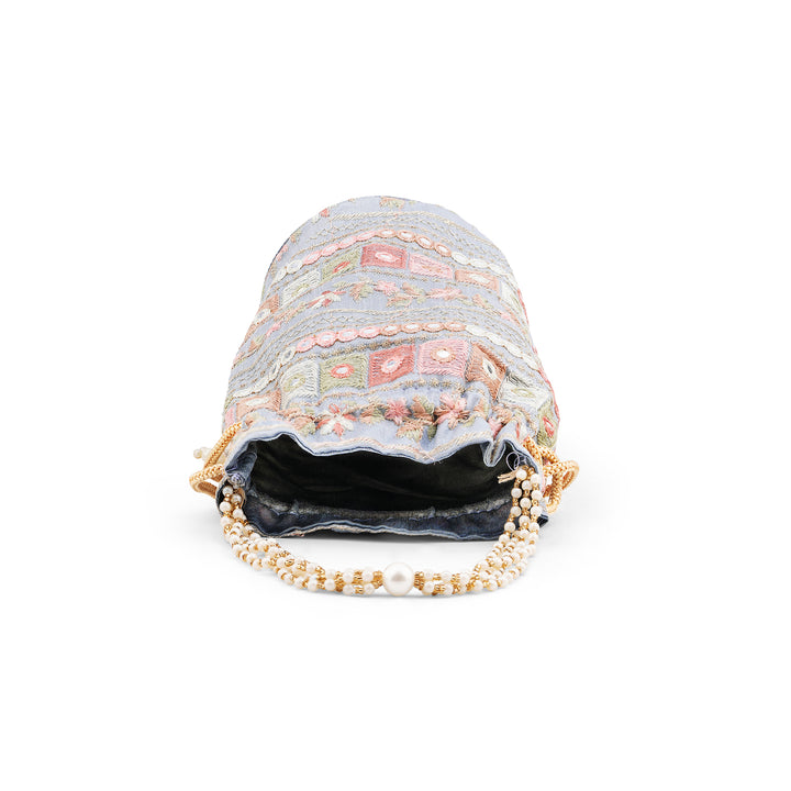 Rangisari Grey Potli bag