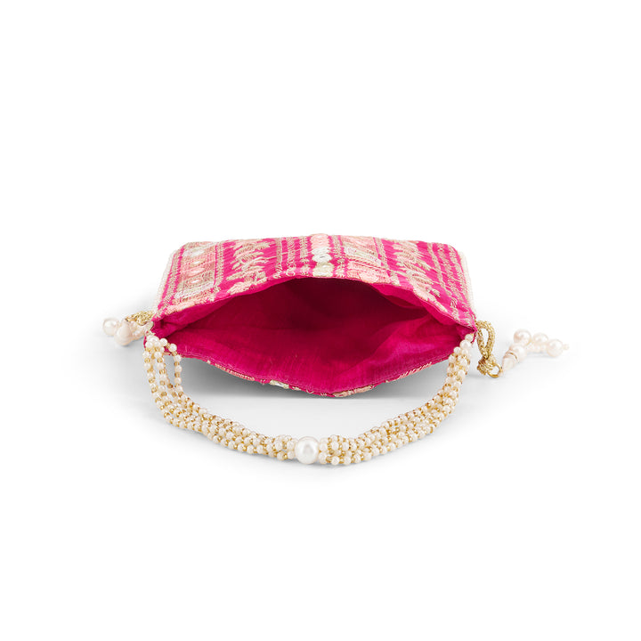 Yeh Sama Dark Pink Potli Bag