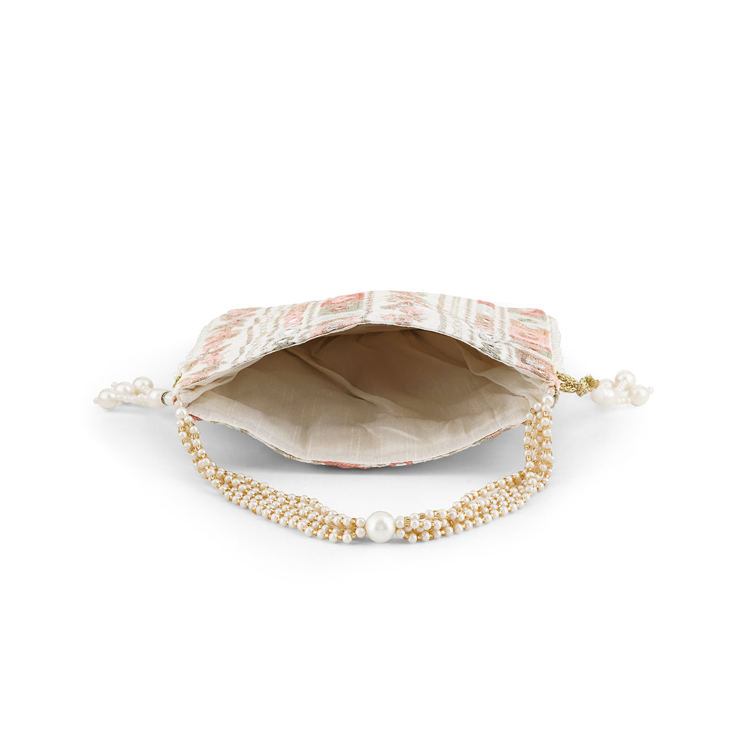 Yeh Sama Cream Potli Bag