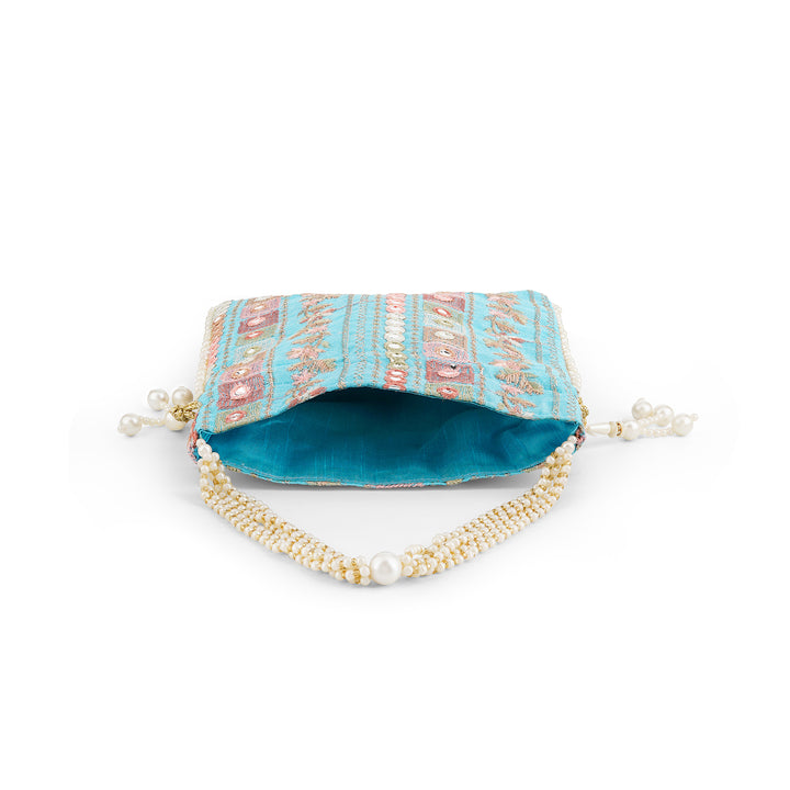 Yeh Sama Blue Potli Bag