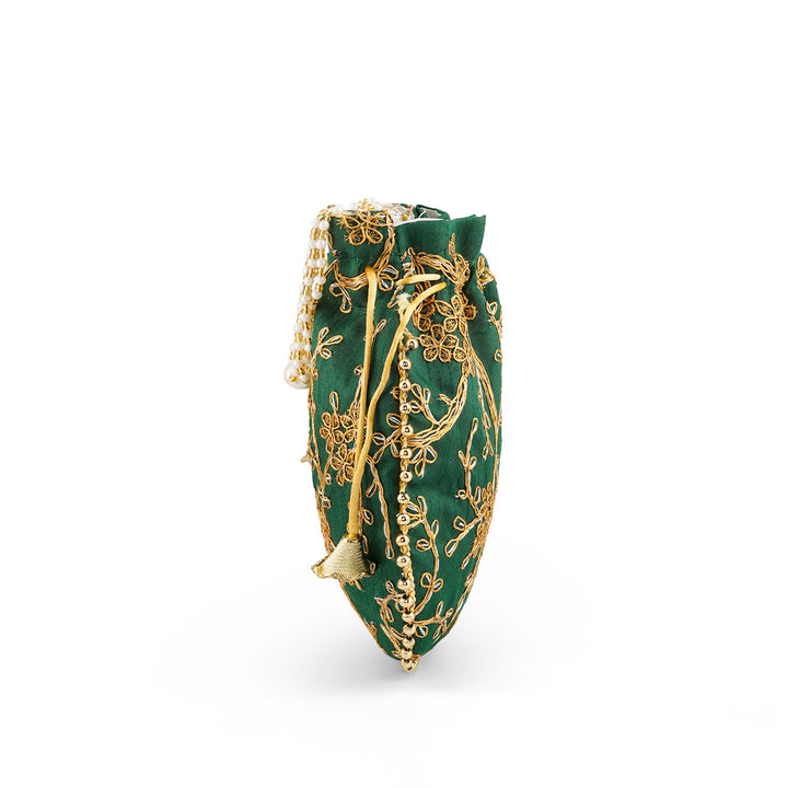 Yeh Haseen Vadiyan Green Potli Bag