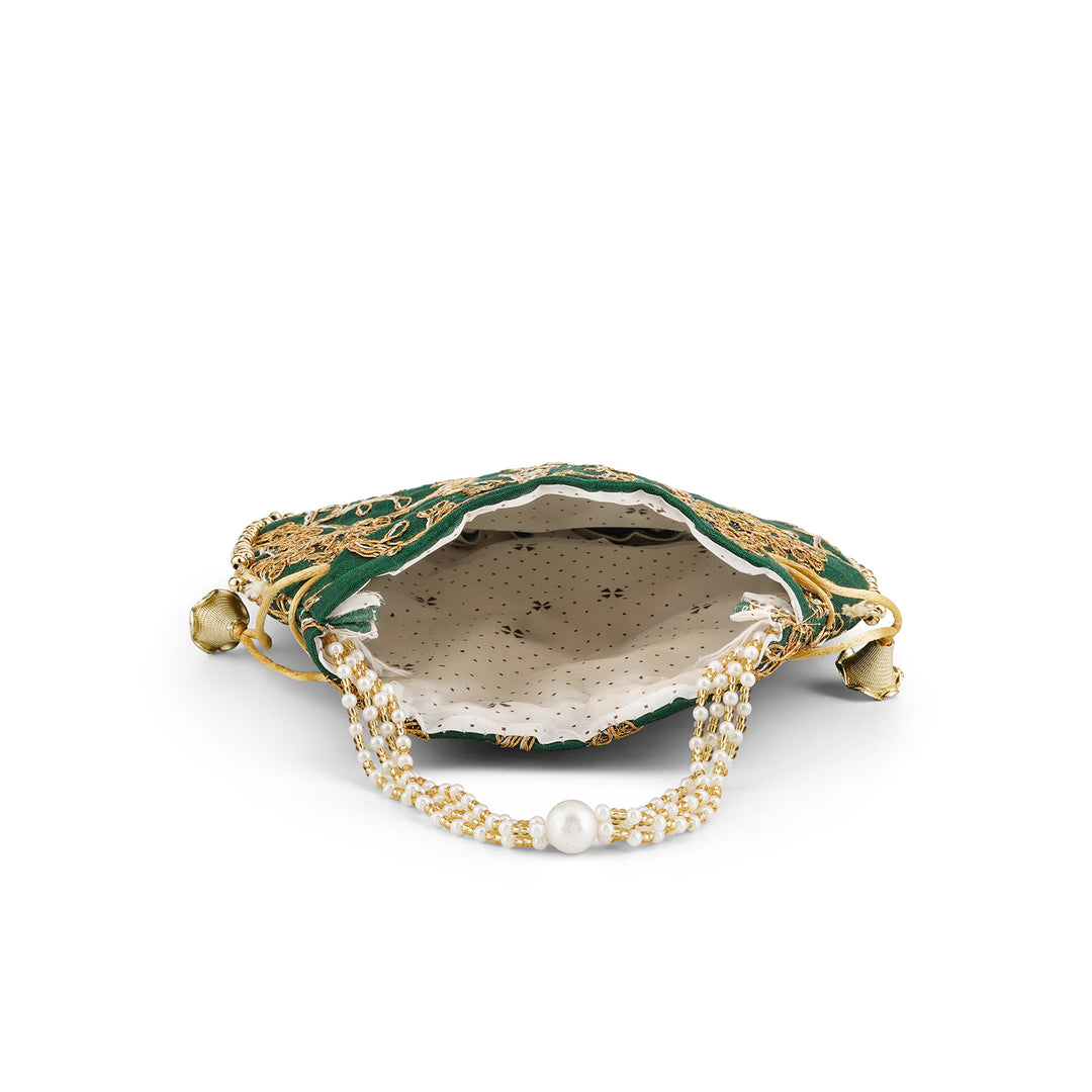 Yeh Haseen Vadiyan Green Potli Bag