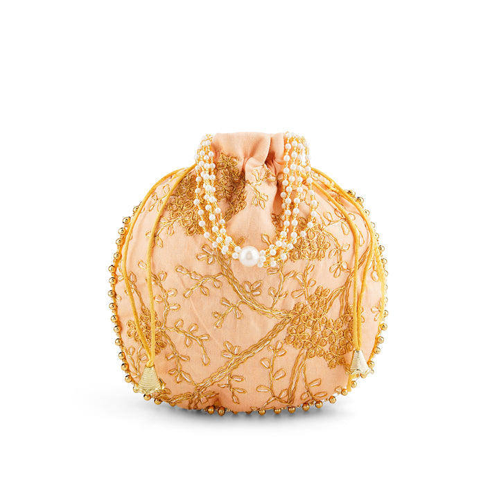 Yeh Haseen Vadiyan Cream Potli Bag