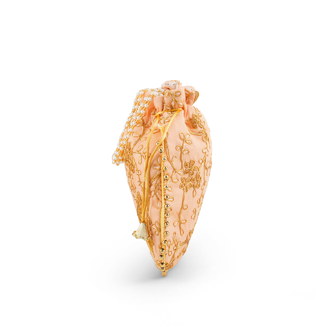 Yeh Haseen Vadiyan Cream Potli Bag