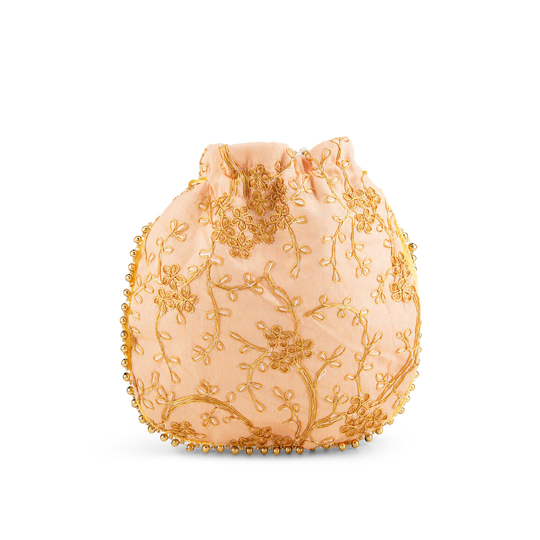Yeh Haseen Vadiyan Cream Potli Bag