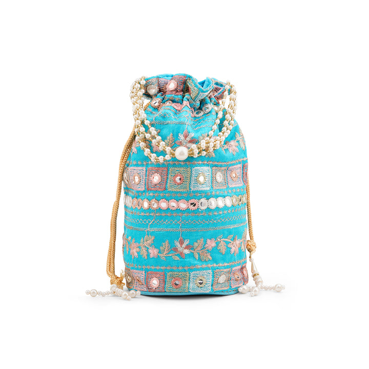 Rangisari Aasmani Potli bag