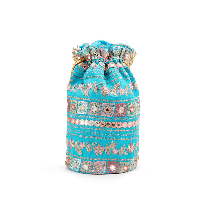 Rangisari Aasmani Potli bag