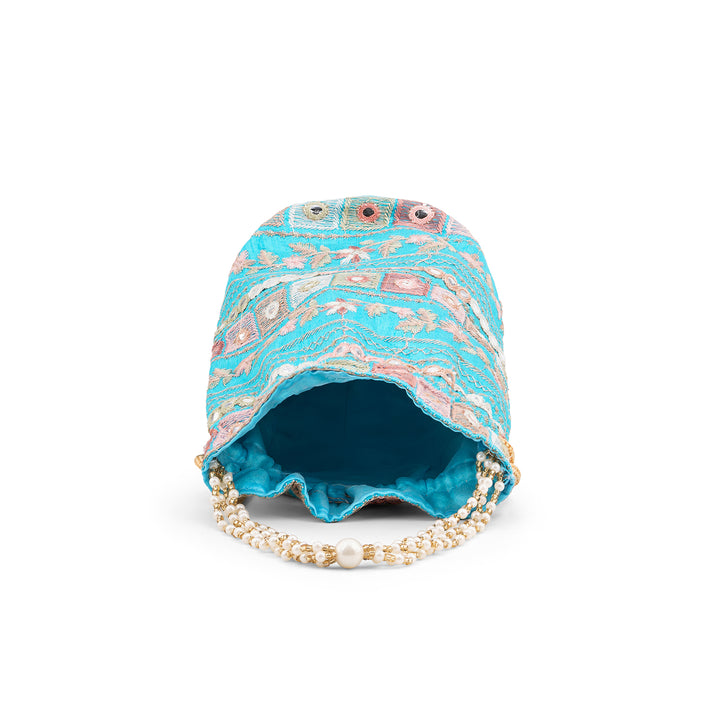 Rangisari Aasmani Potli bag