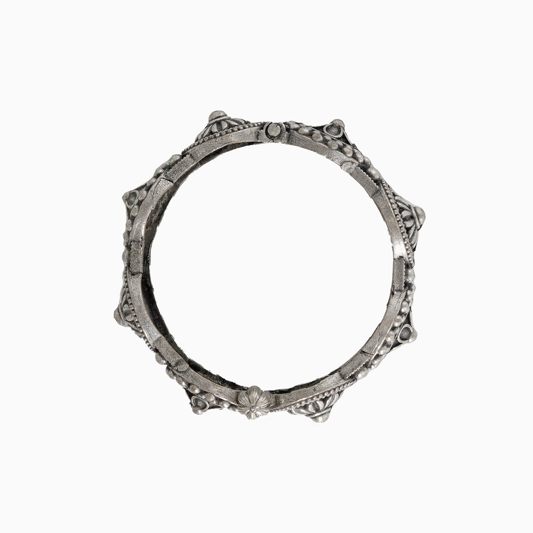 Teejh Sheela Silver Oxidised Bracelet