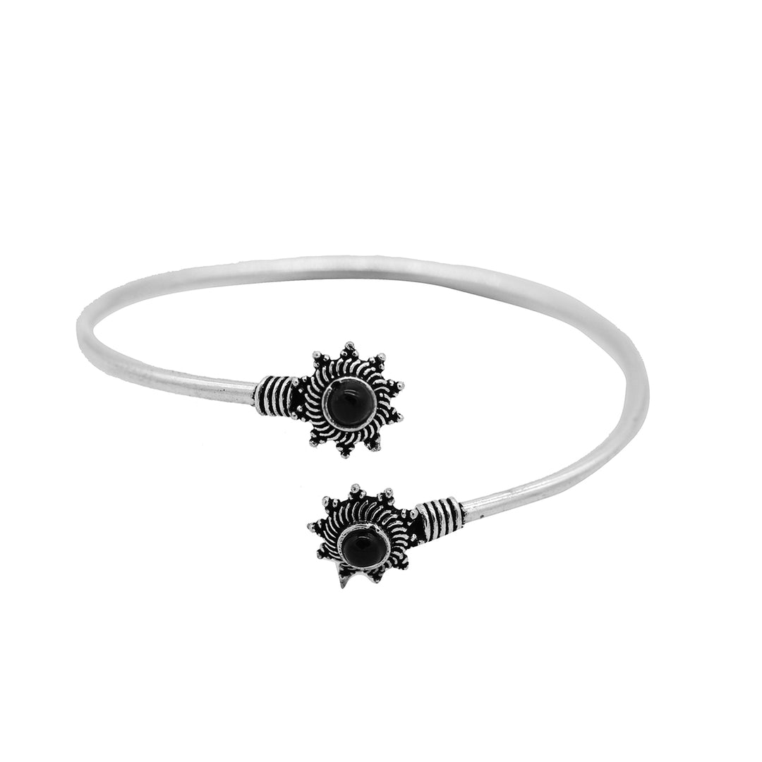 Teejh Amba Black Silver Oxidized Jewelry Gift Set