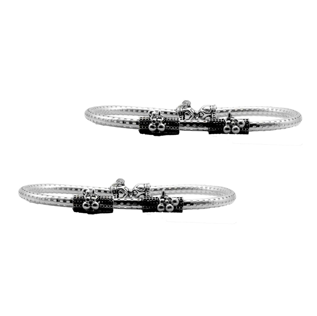 Teejh Monal Metallic Silver Oxidized Gift Set