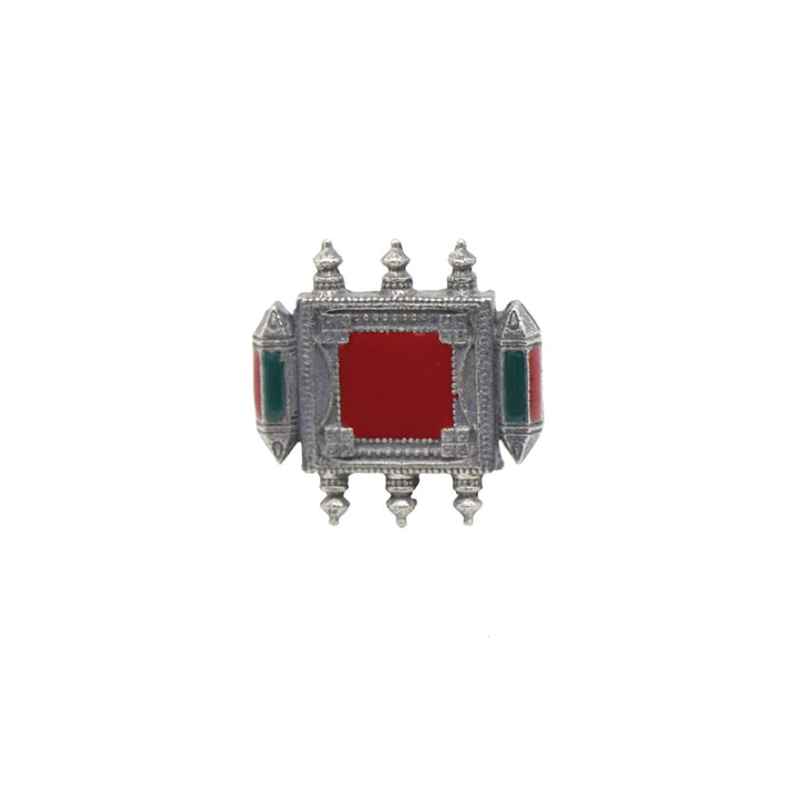 Teejh Vishi Multi colored Metallic Silver Oxidized Gift Set