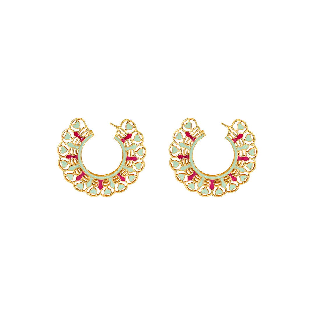 Teejh Aamani Light Green Earrings