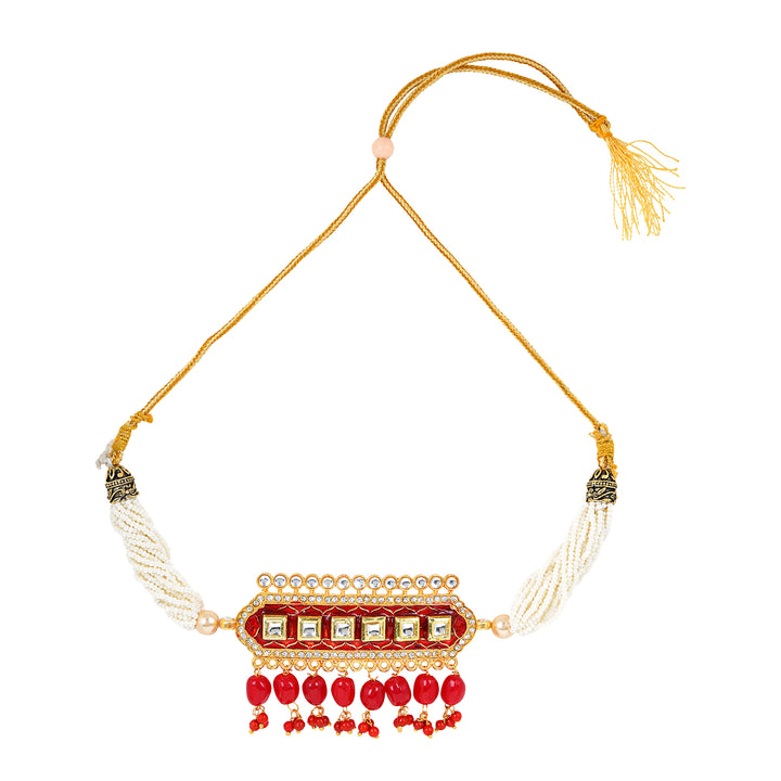 Teejh Akruti Pink Necklace Set