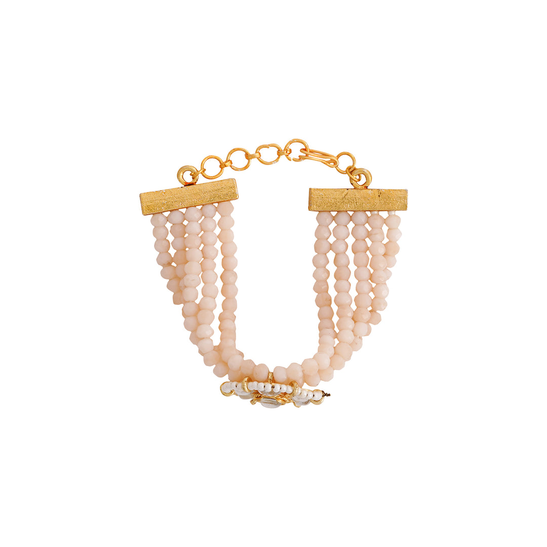 Teejh Adhira Light Pink Beaded Bracelet