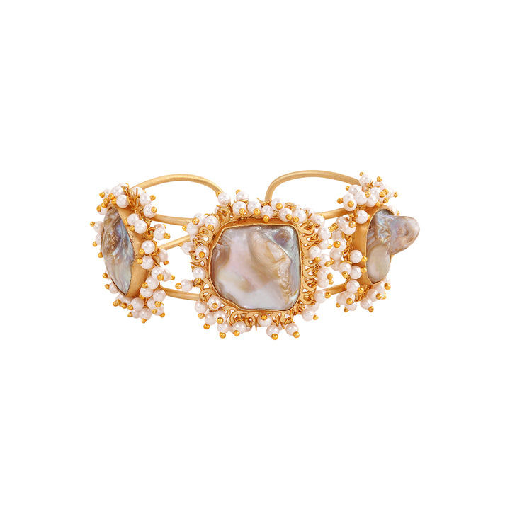 Aakhira gold and white bracelet