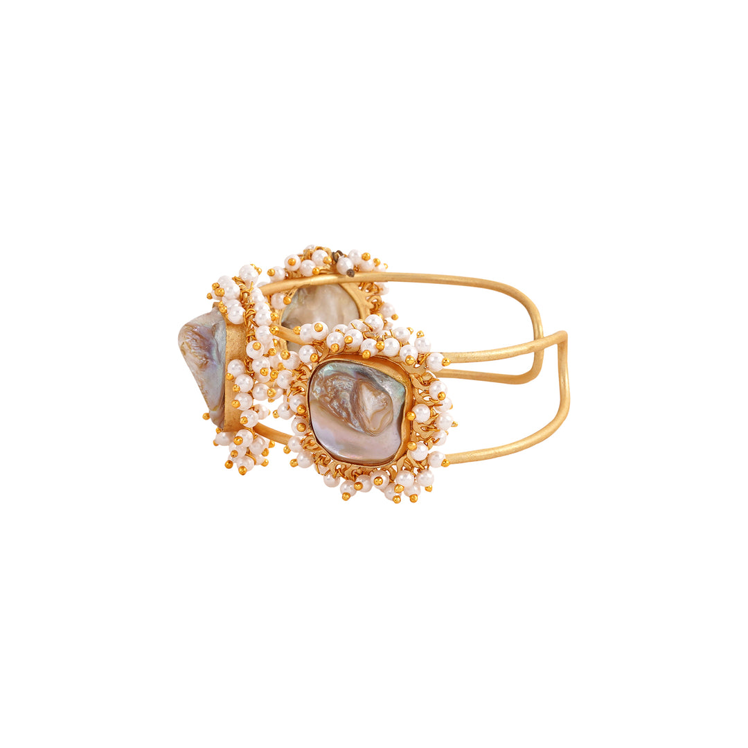 Aakhira gold and white bracelet