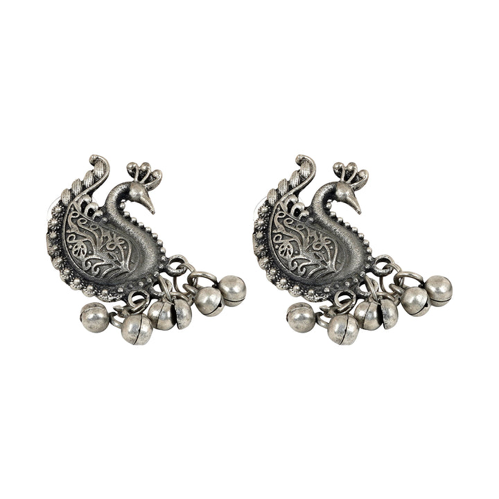 Teejh Siddhi Silver Oxidised Necklace