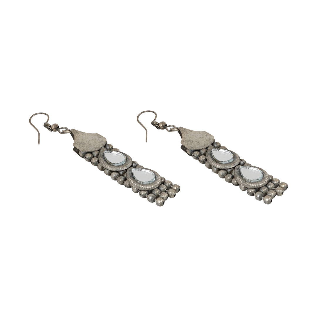 Teejh Riddhima Silver Oxidised Necklace Set