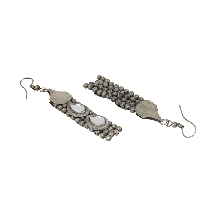 Teejh Riddhima Silver Oxidised Necklace Set