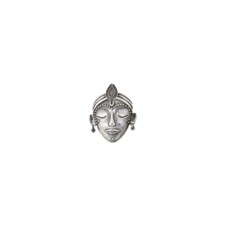 Teejh Sauhrida Silver Oxidised Ring