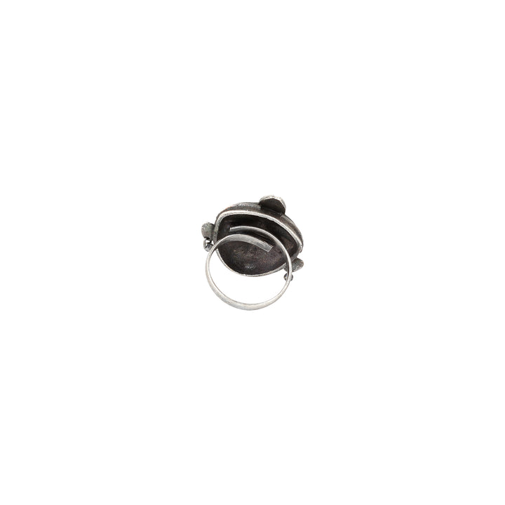 Teejh Sauhrida Silver Oxidised Ring