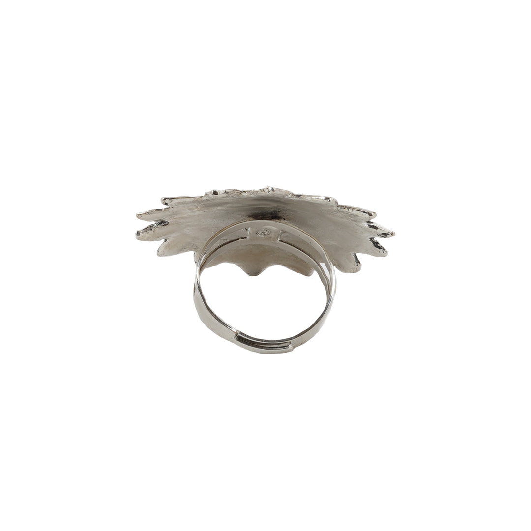 Teejh Anaia Silver Oxidised Ring