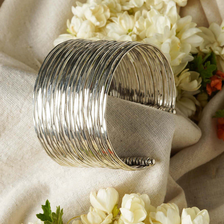 Teejh Reyna Silver Oxidised Bracelet