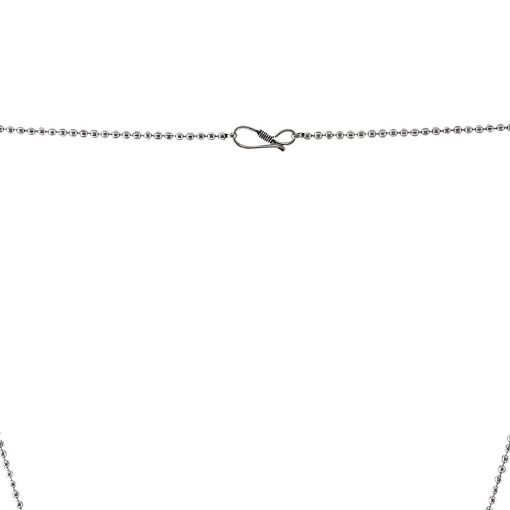 Teejh Aparnaa Sliver-Oxidised Necklace