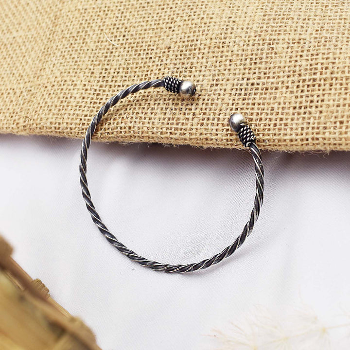 Teejh Inari Silver Oxidised Bracelet