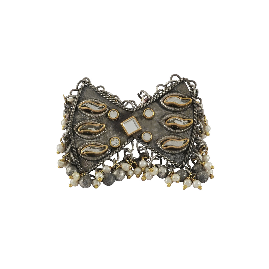 Teejh Lopa Silver Oxi isdised Ring
