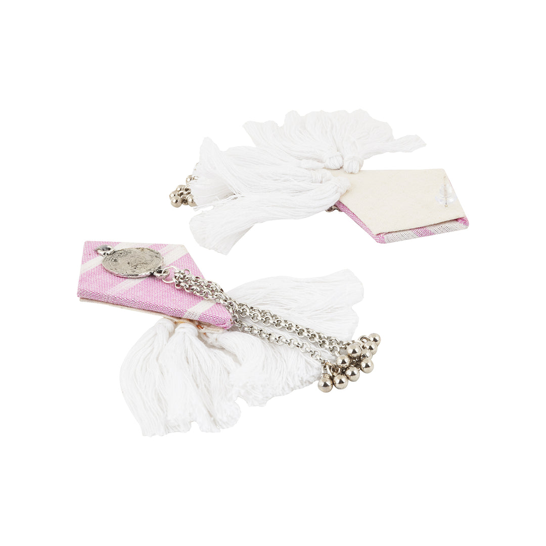 Teejh Vallari Pink Tassel Earring