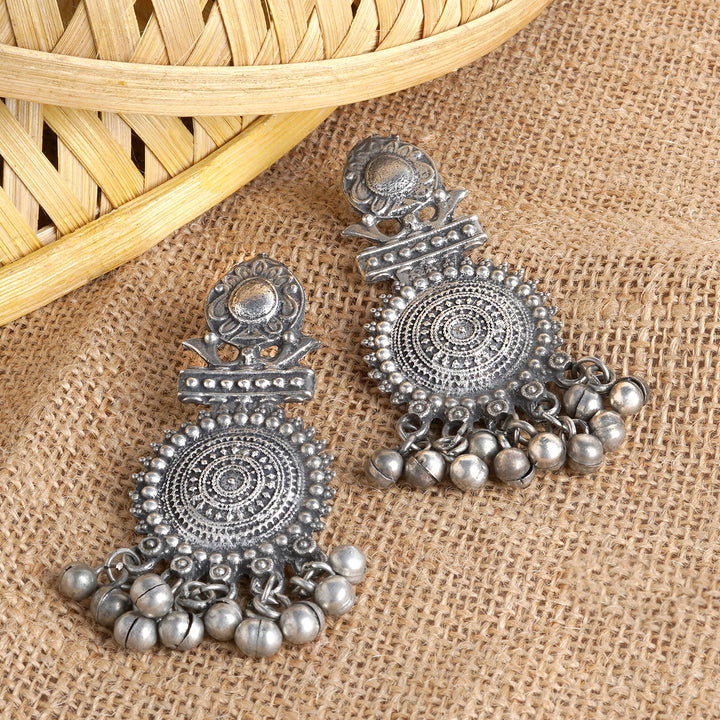 Teejh Yaami Silver Oxidised Earrings