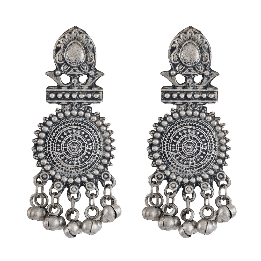Teejh Yaami Silver Oxidised Earrings