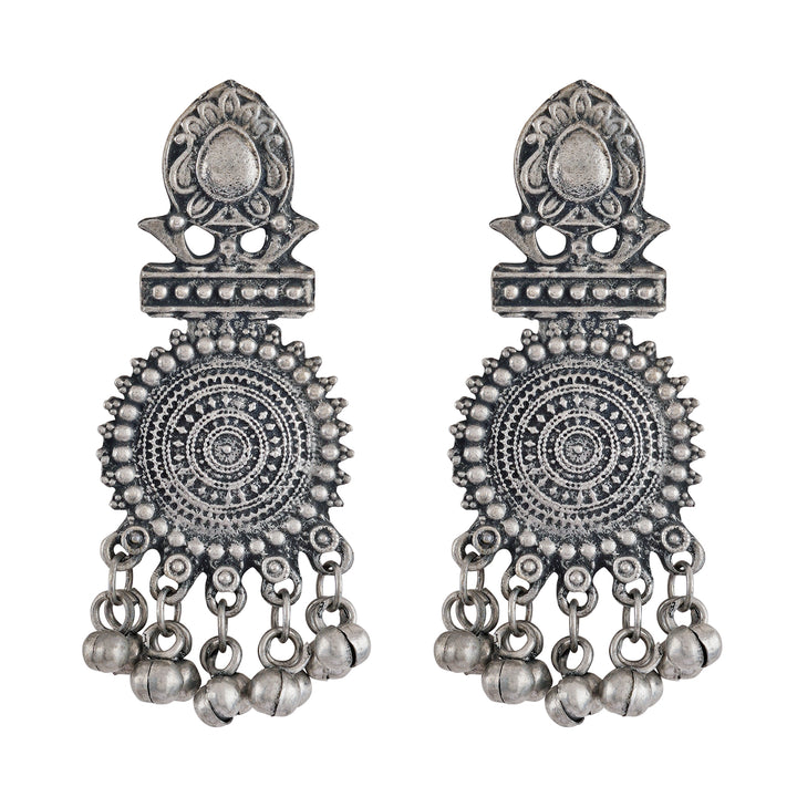 Teejh Yaami Silver Oxidised Earrings