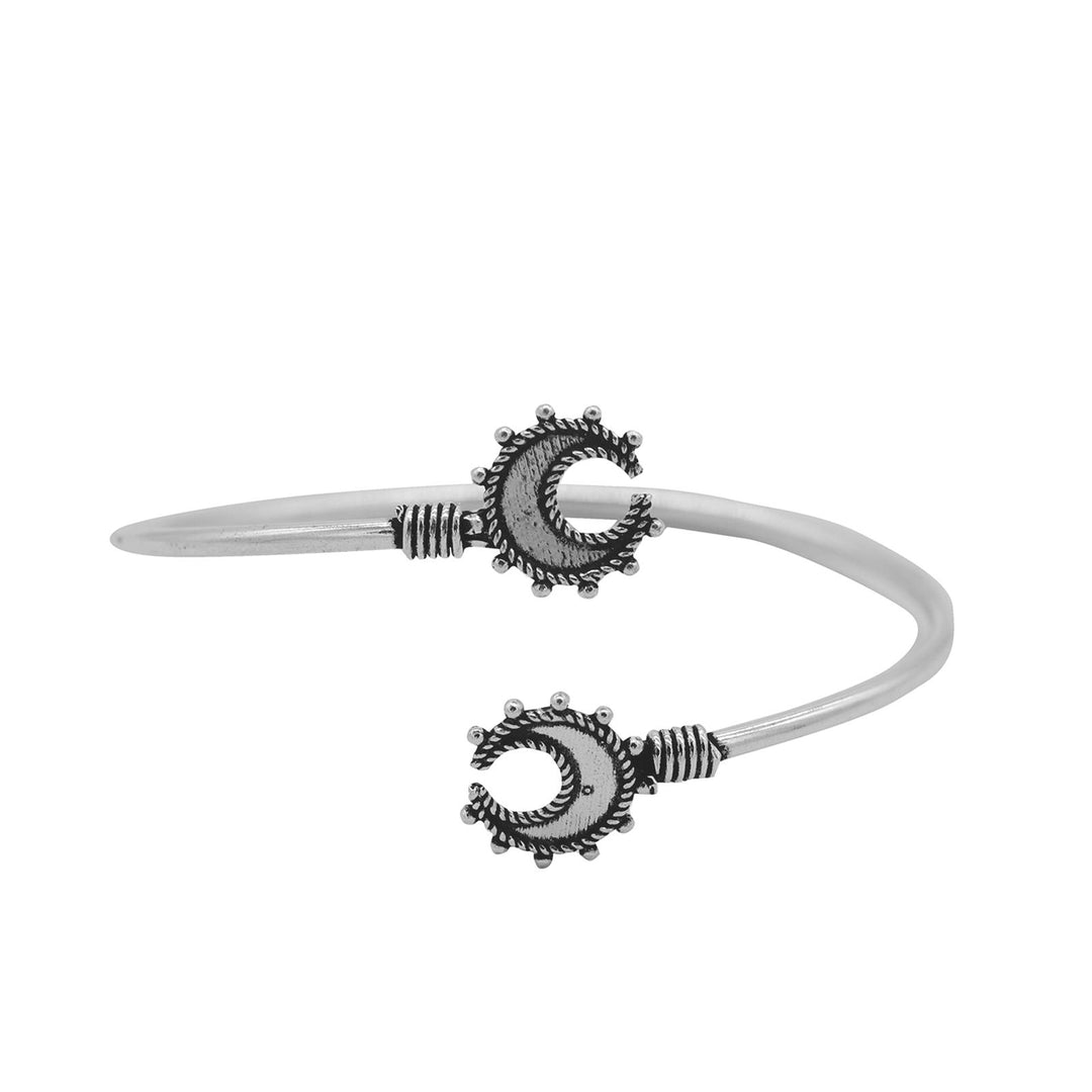 Chandrika Silver Oxidized Bracelet - Teejh