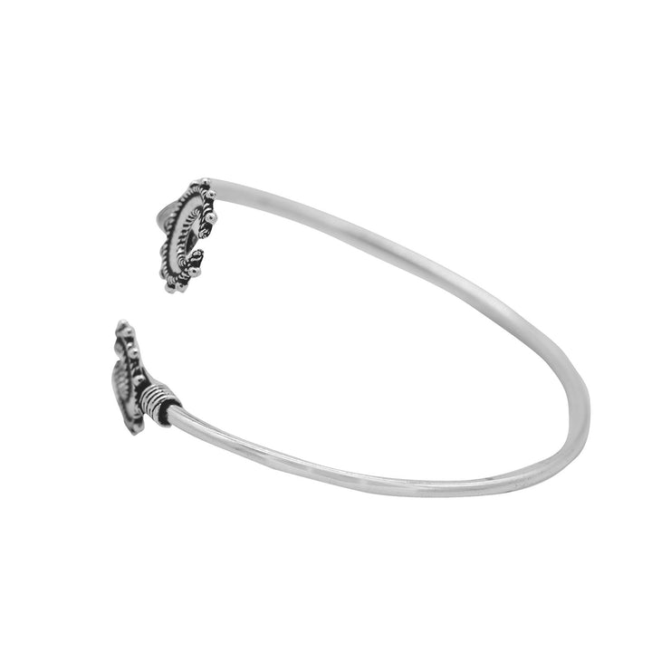 Chandrika Silver Oxidized Bracelet - Teejh