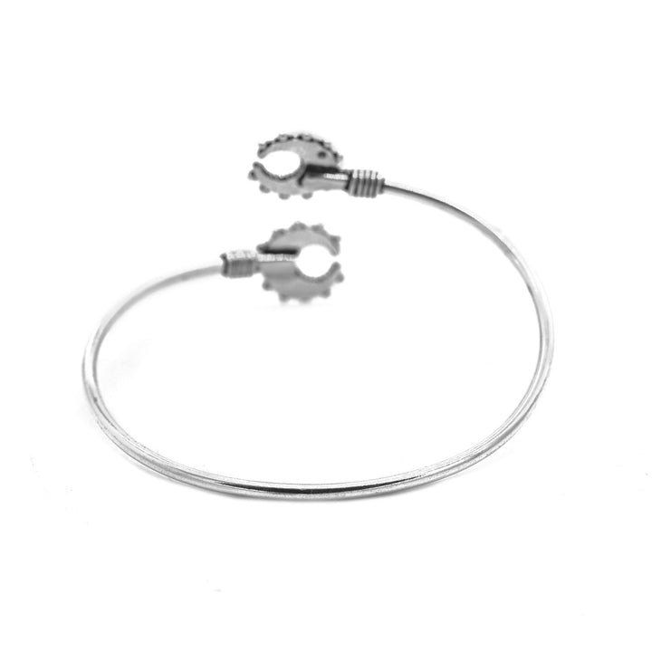 Chandrika Silver Oxidized Bracelet - Teejh