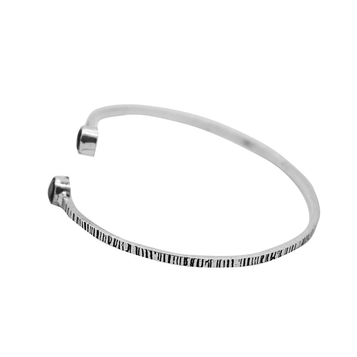Bhamini Black Silver Oxidized Bracelet - Teejh