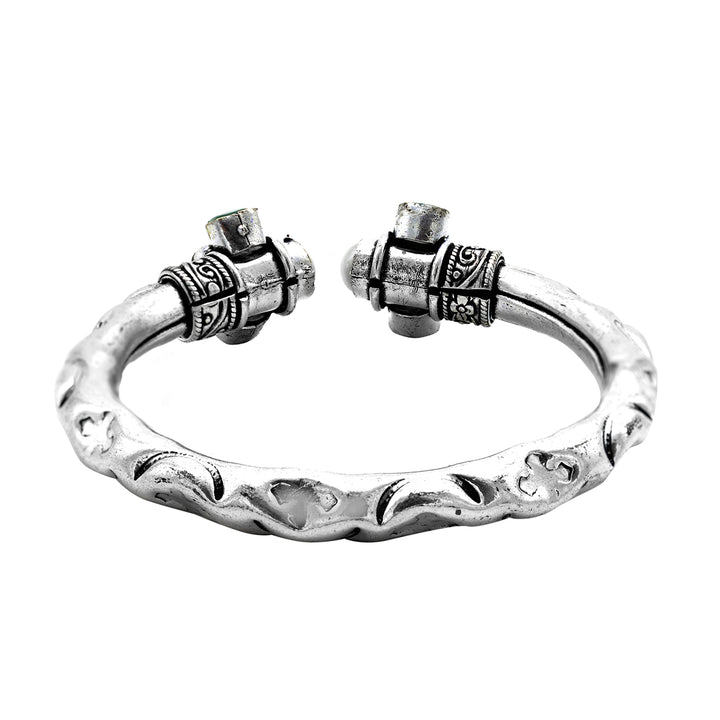 Trisha Multi colored stone Bracelet Cuff - Teejh